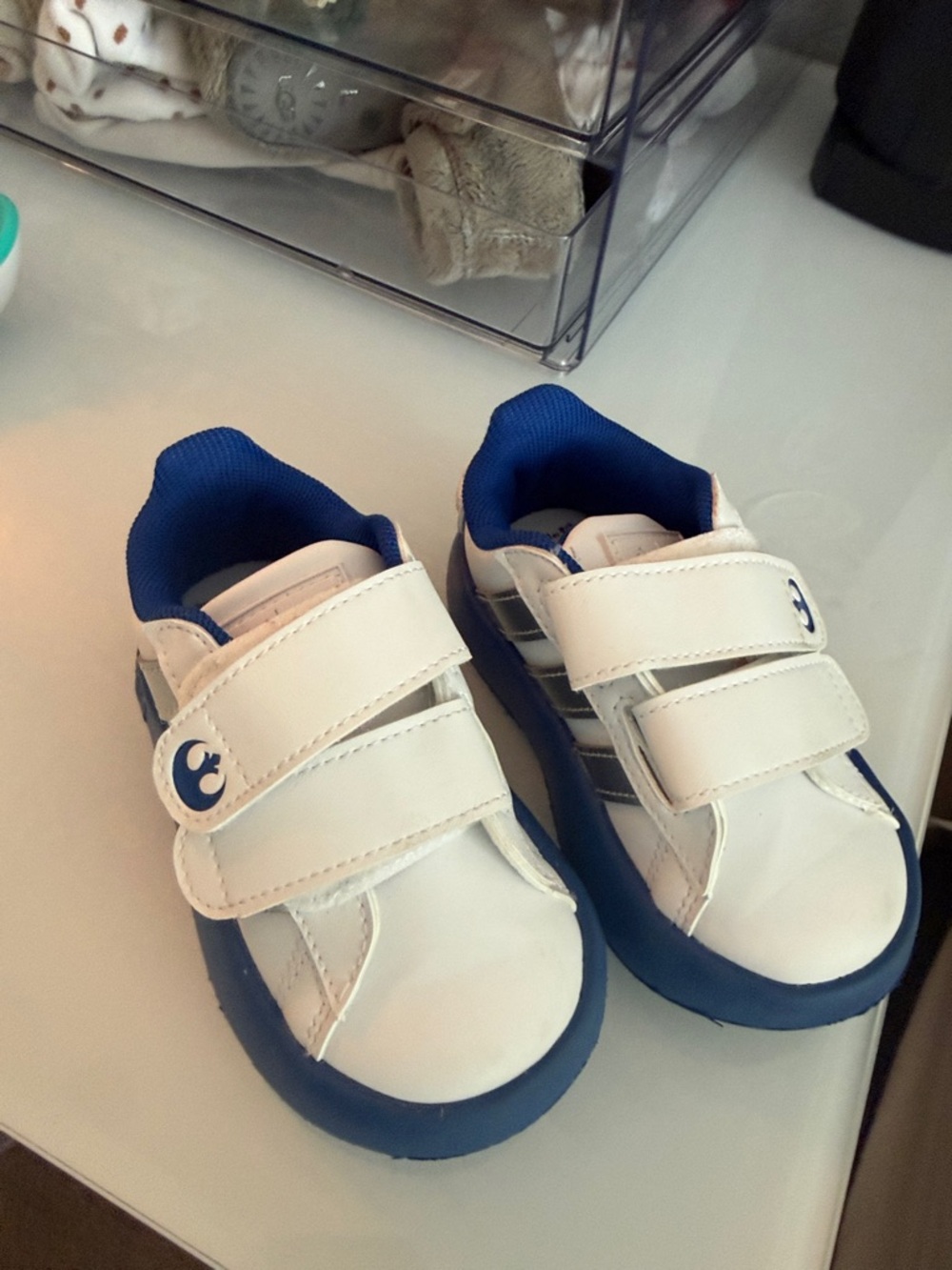 ADIDAS X STAR WARS GRAND COURT 2.0 SHOES KIDS … SIZE 6K